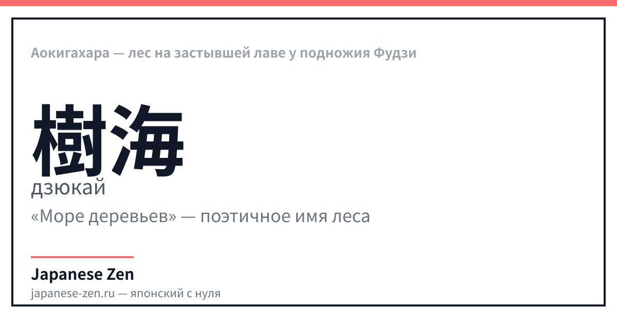 Аокигахара — лес на застывшей лаве у подножия Фудзи