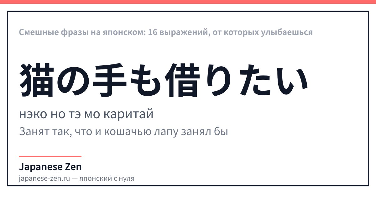 Смешные фразы на японском: 16 выражений, от которых улыбаешься